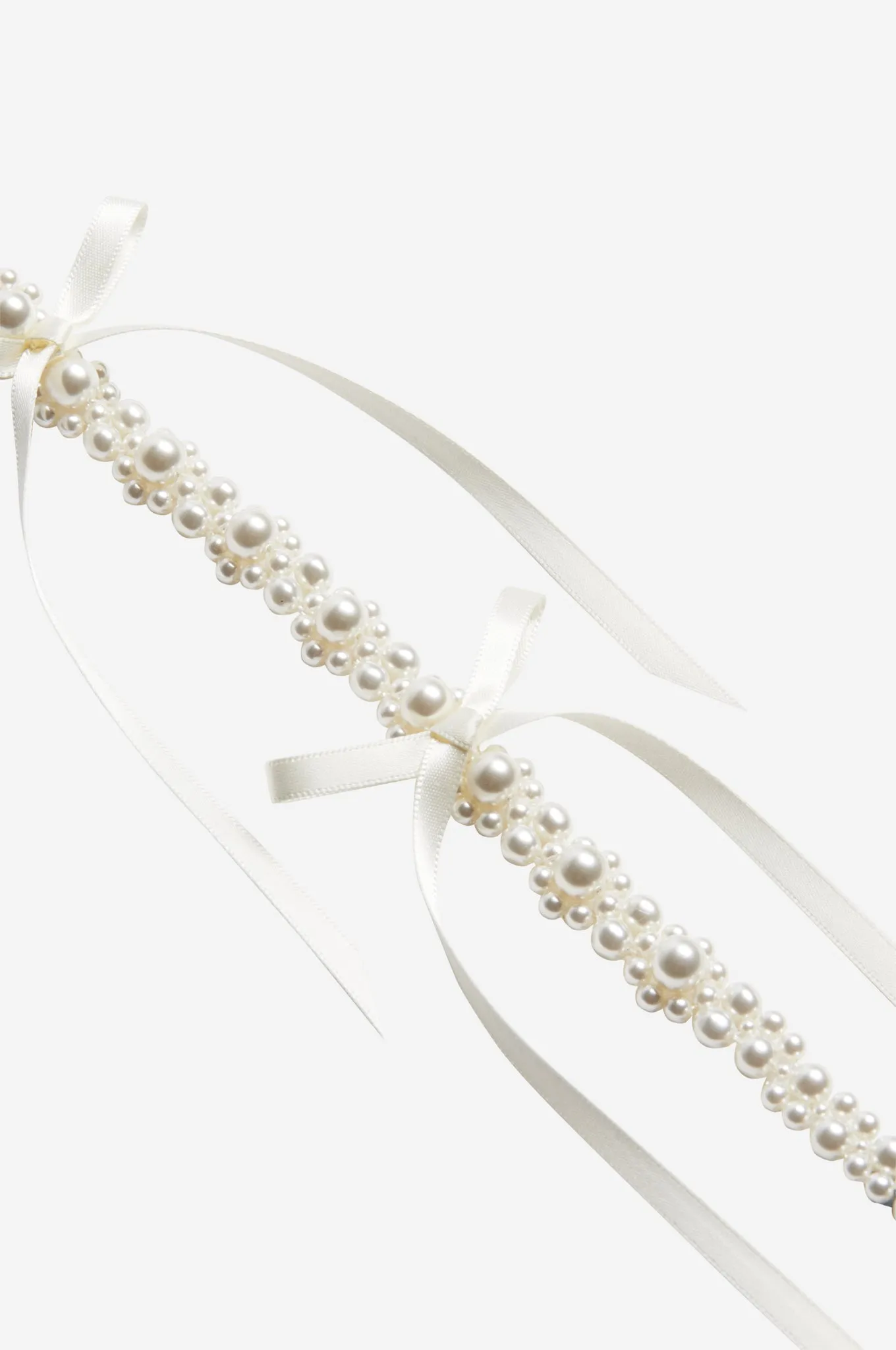 Bow Ribbon Double Drip Earrings sold by Simone Rocha product image thumbnail 2