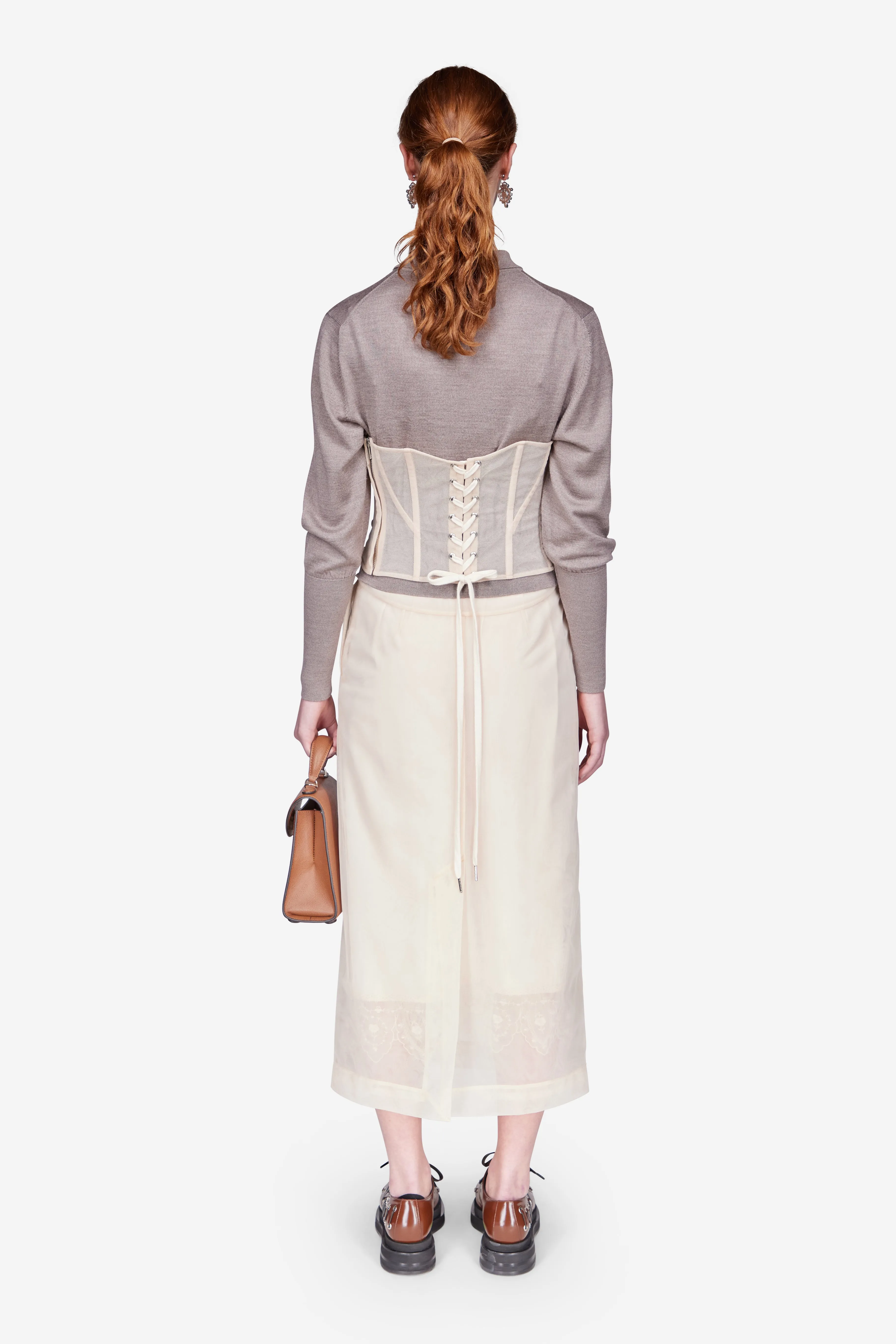Sheer Midi Pencil Skirt sold by Simone Rocha product image thumbnail 3