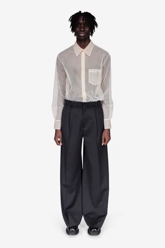 Pleated Wide Leg Trouser sold by Simone Rocha