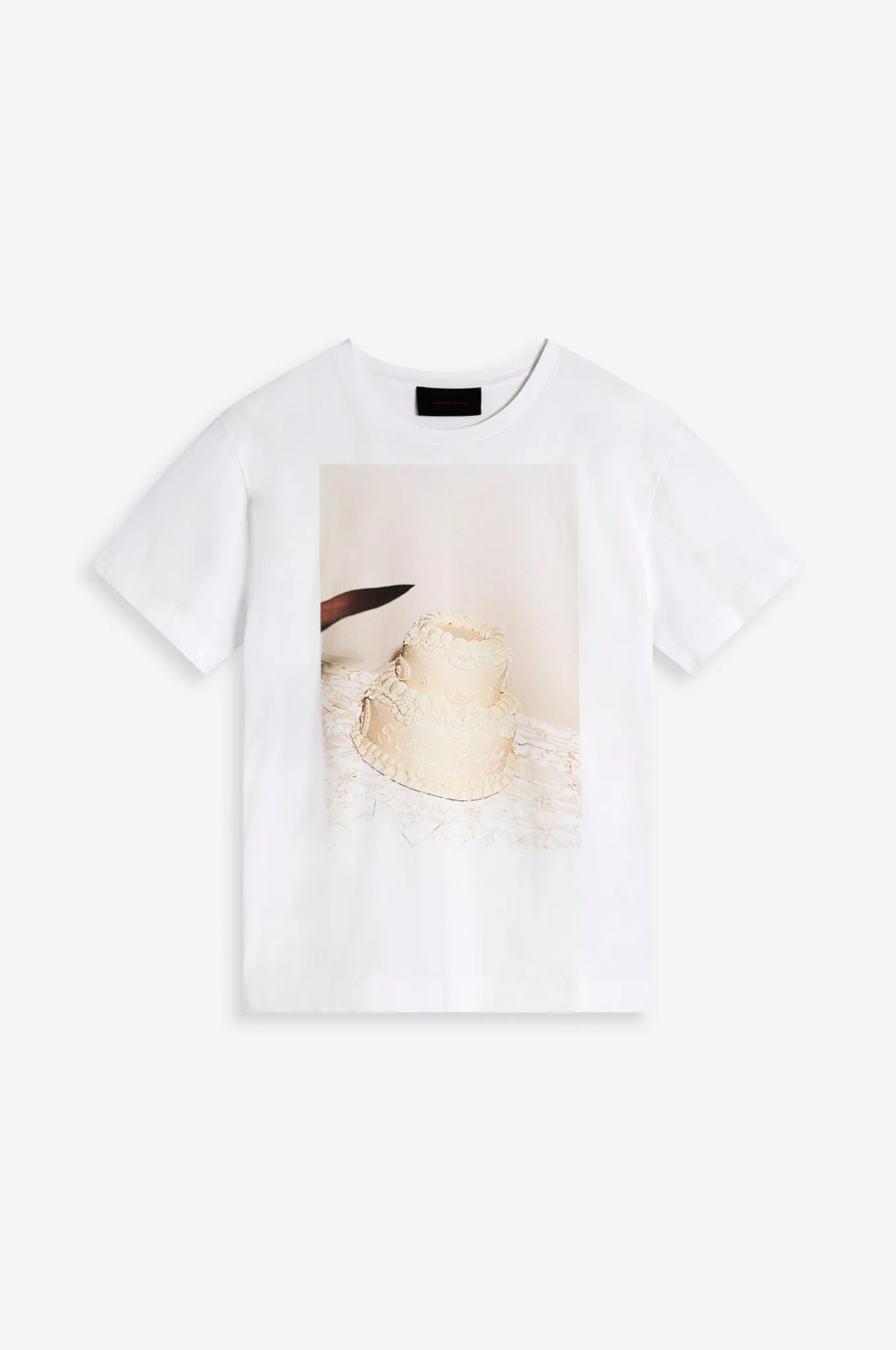 Cake Cutting Print Short Sleeve T-Shirt sold by Simone Rocha