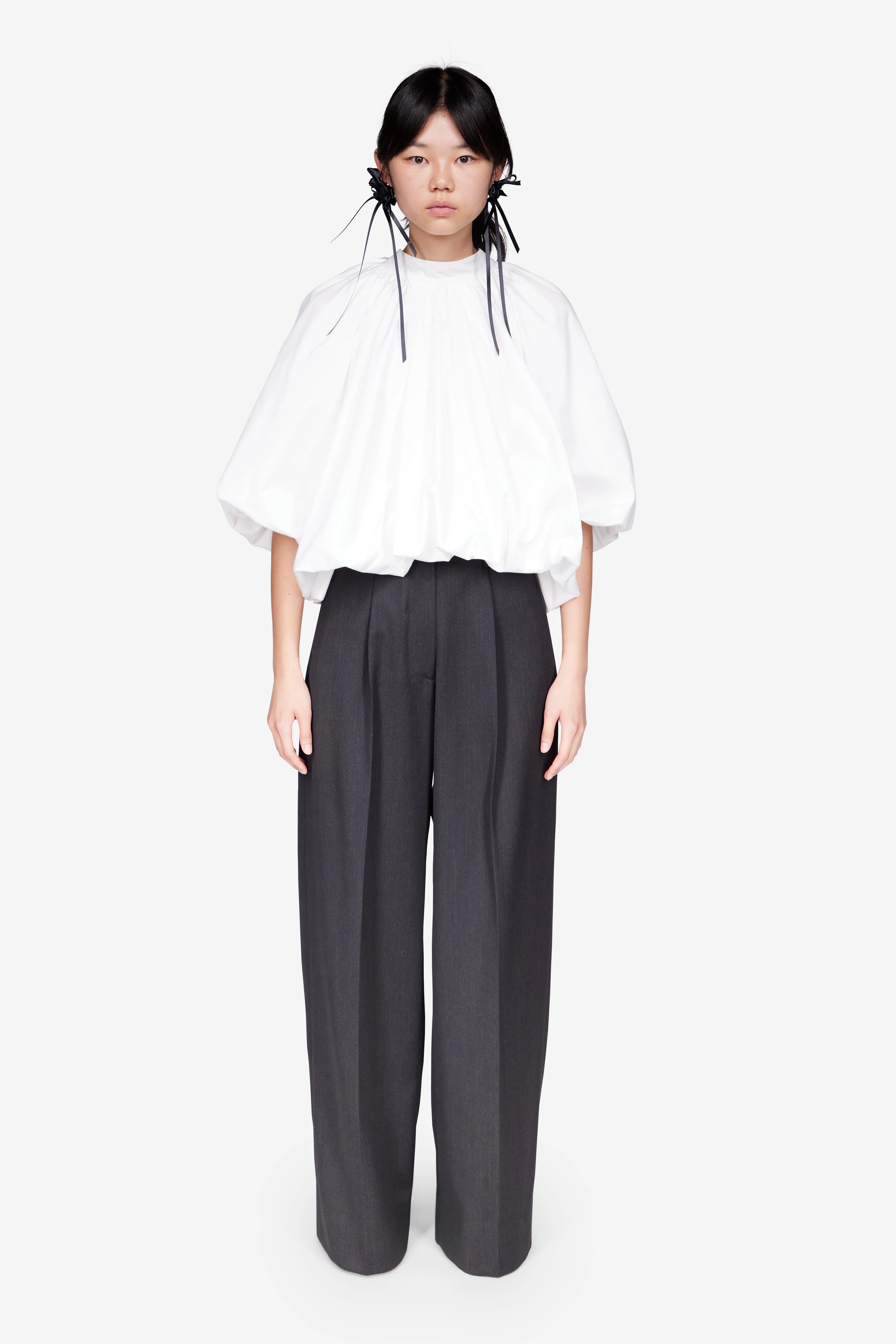 Back Bow Balloon Top sold by Simone Rocha