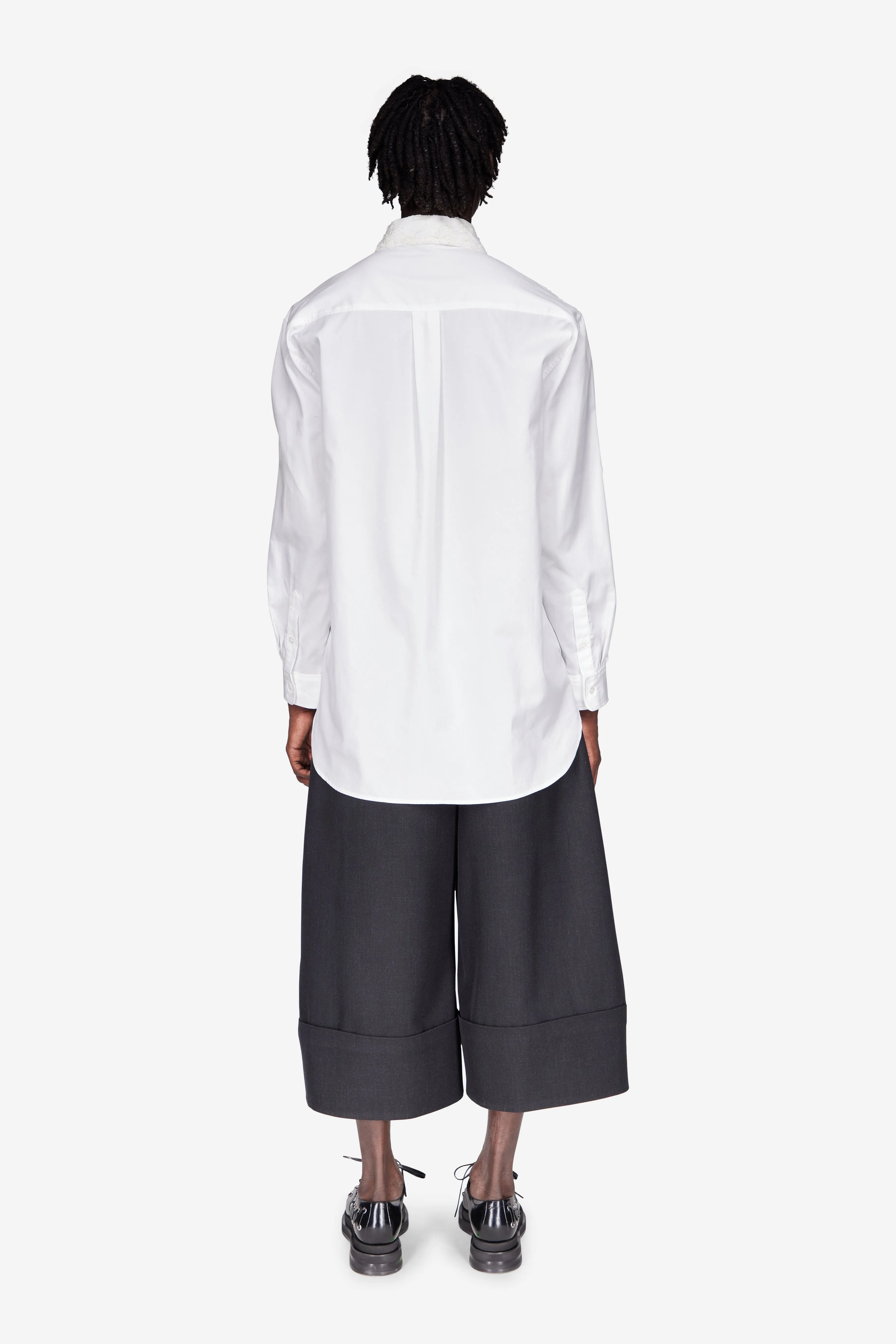 Lace Paneled Easy Shirt sold by Simone Rocha product image thumbnail 3