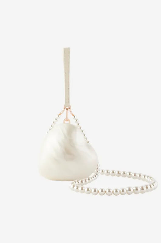 Micro Pearl Heart Bag made by Simone Rocha