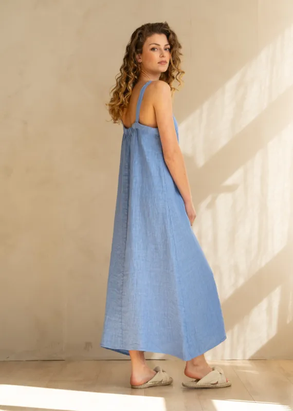 Binna Dress Cornflower Blue sold by Simple