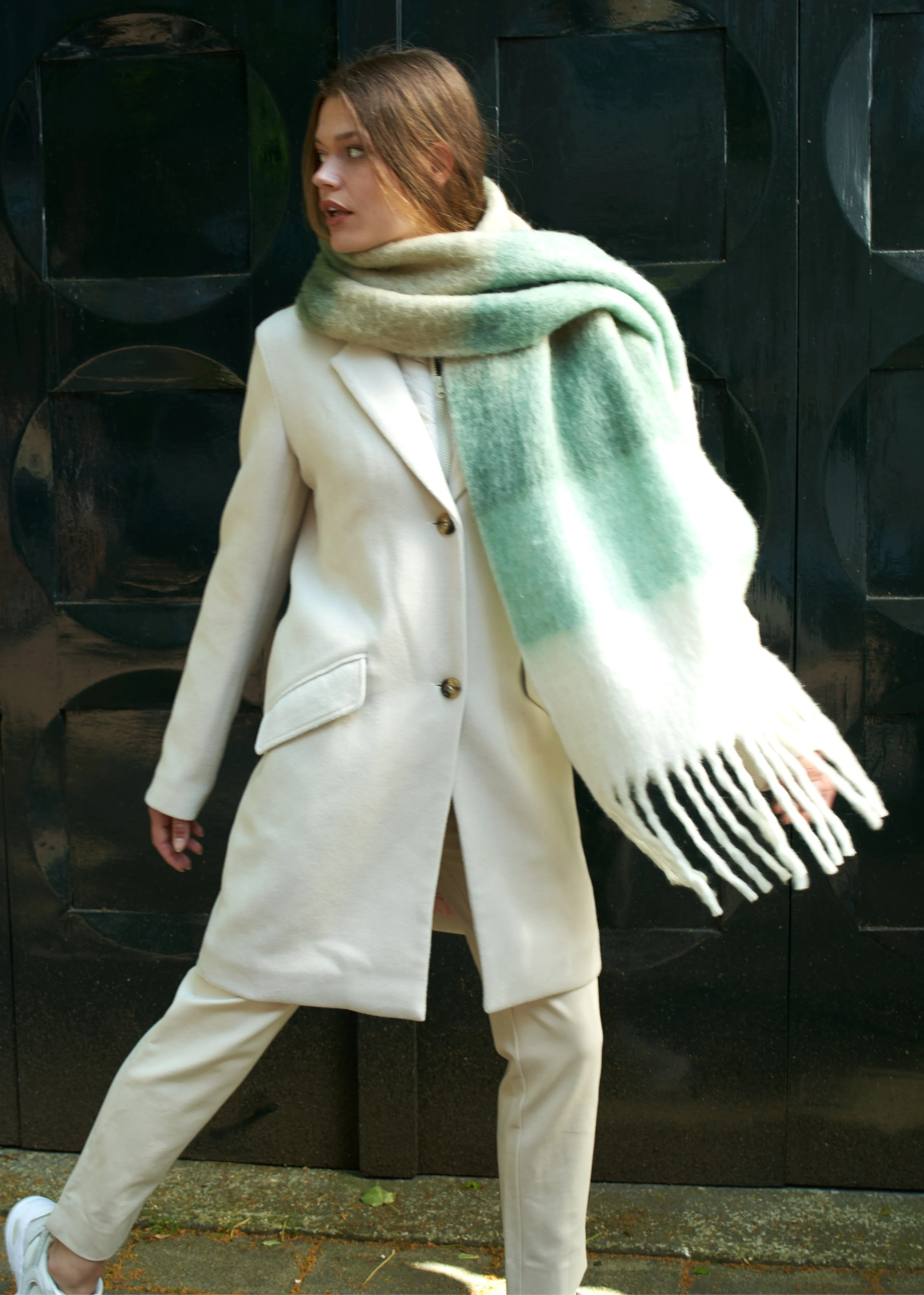 Sharron Scarf Stone Green sold by Simple product image thumbnail 3