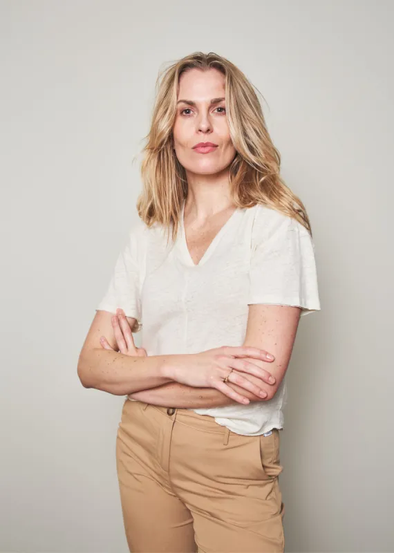 Teddie Top Ivory sold by Simple