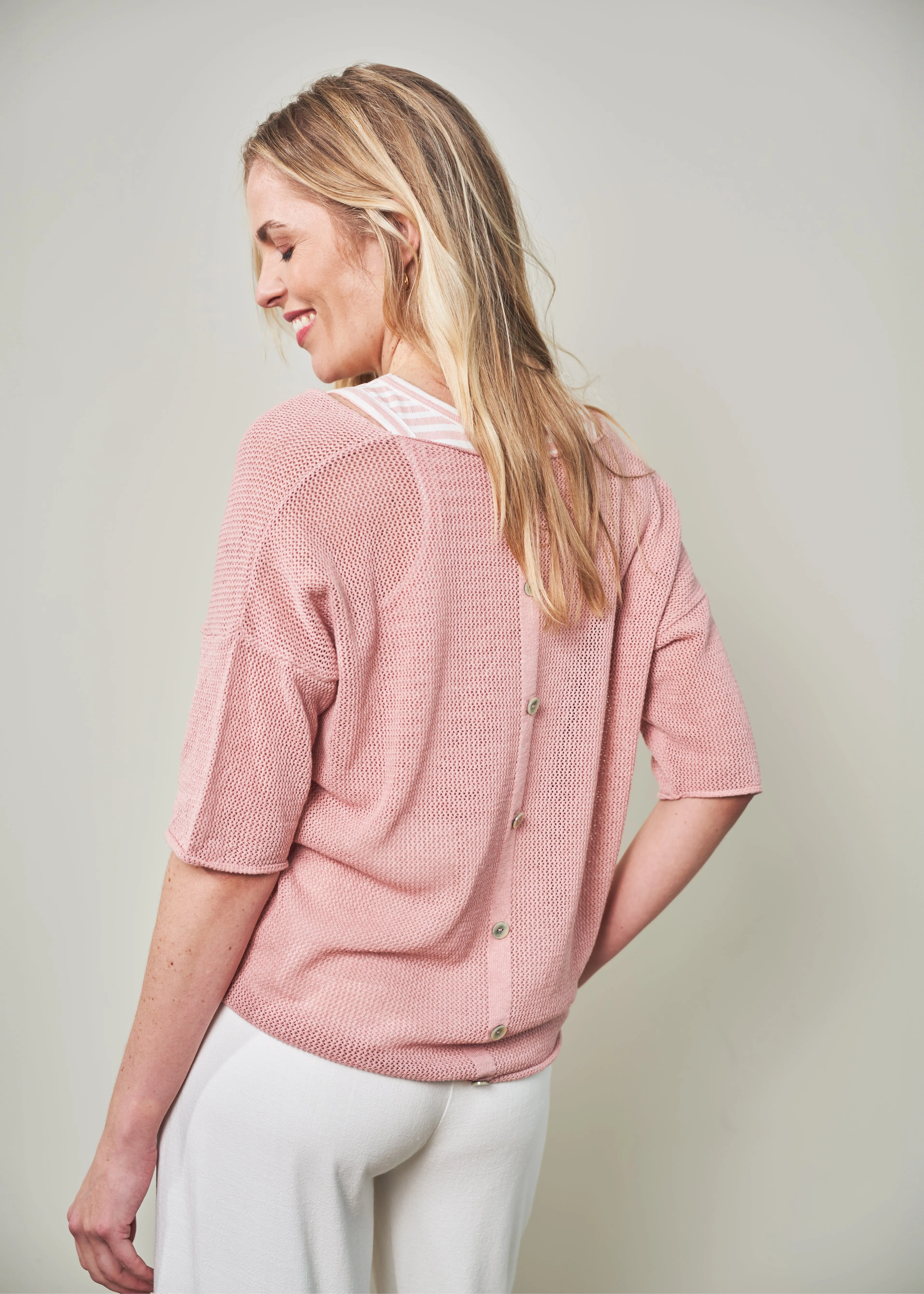 Prato Top Egret Peach Beige sold by Simple