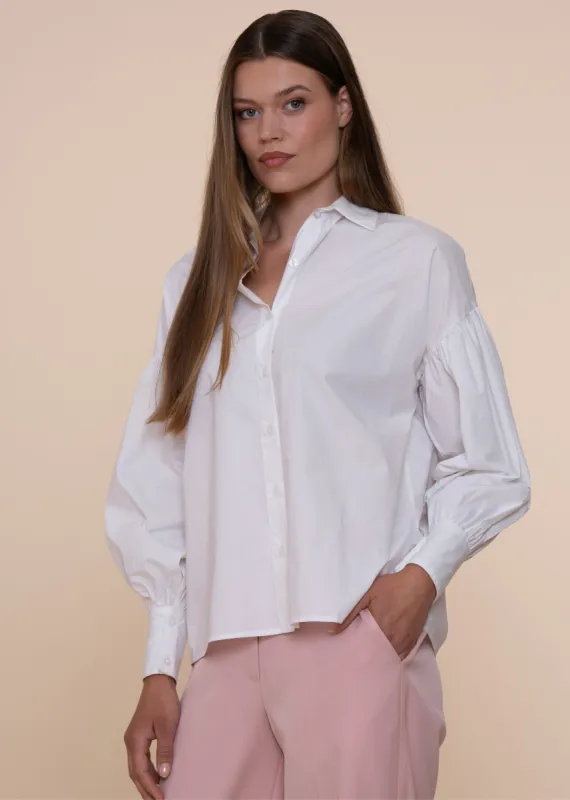 Lofer Blouse Egret sold by Simple