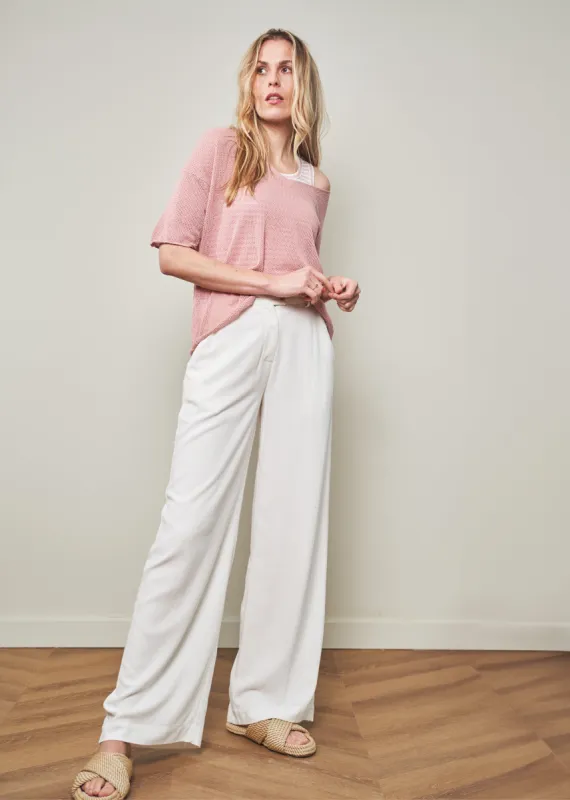 Adra Pants Egret sold by Simple