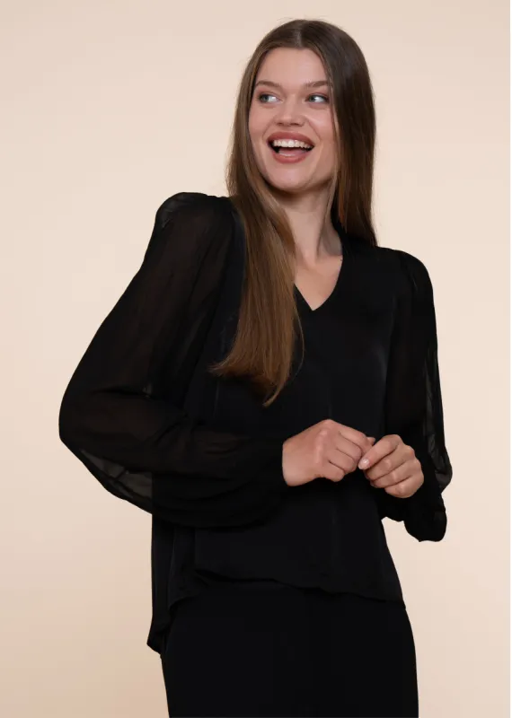 Misty Blouse Black Beauty sold by Simple