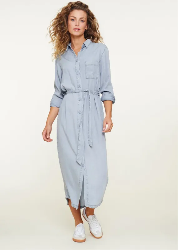 Dina jurk Denim Blauw sold by Simple