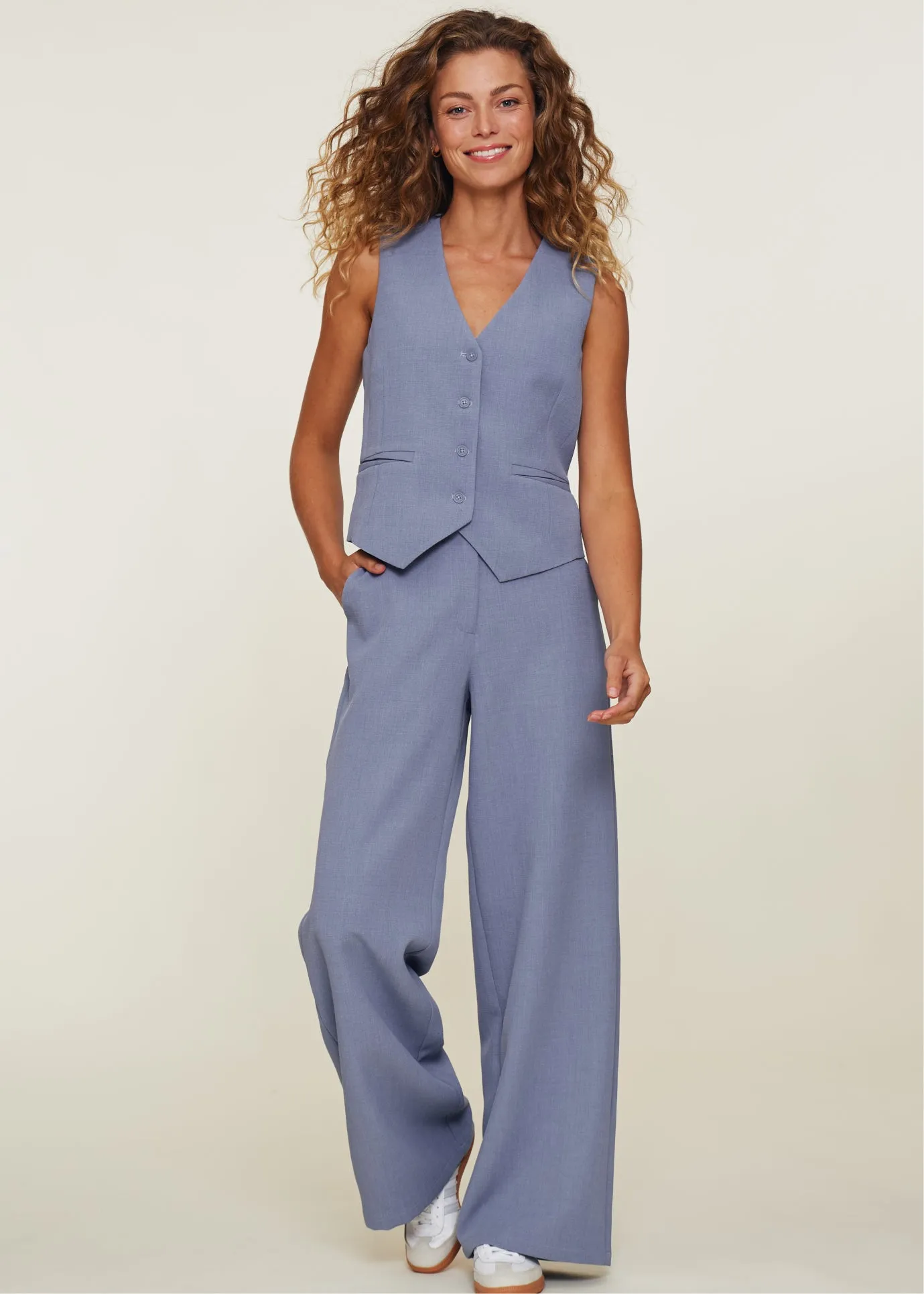 Dalmero Pants Blue Calcite sold by Simple