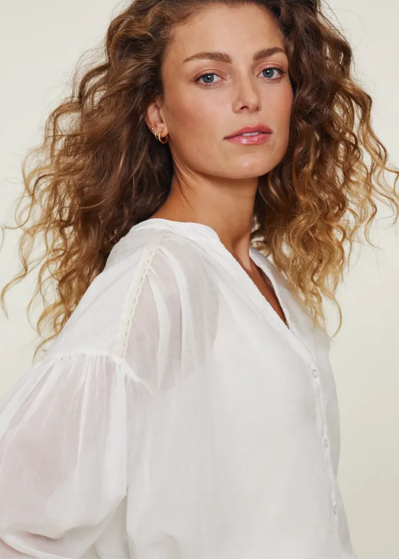 Lomay Blouse Star White sold by Simple