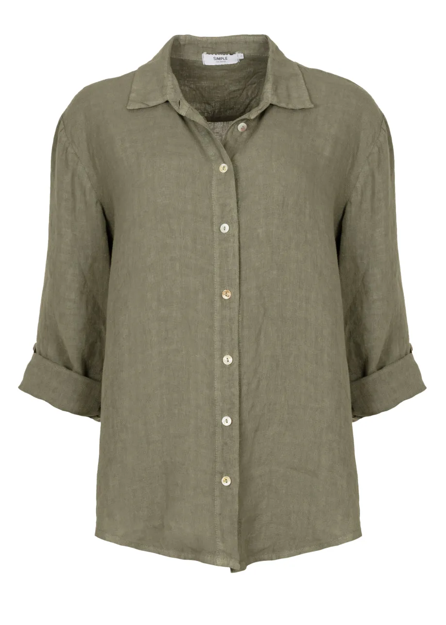 Tina Blouse Khaki James sold by Simple product image thumbnail 3