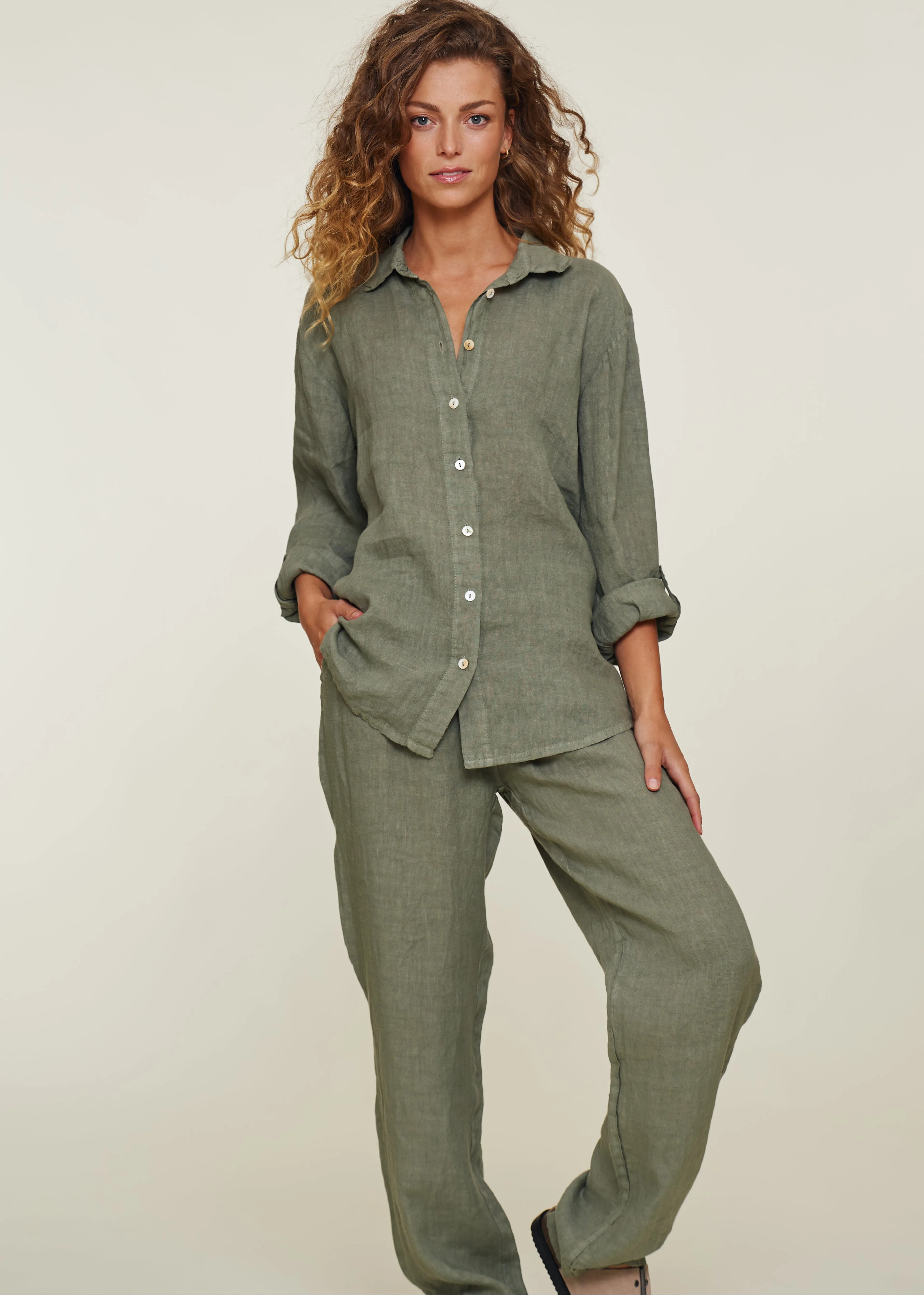 Tina Blouse Khaki James sold by Simple product image thumbnail 2