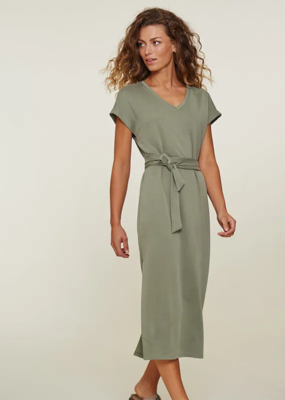 Paulina Jurk Khaki James sold by Simple