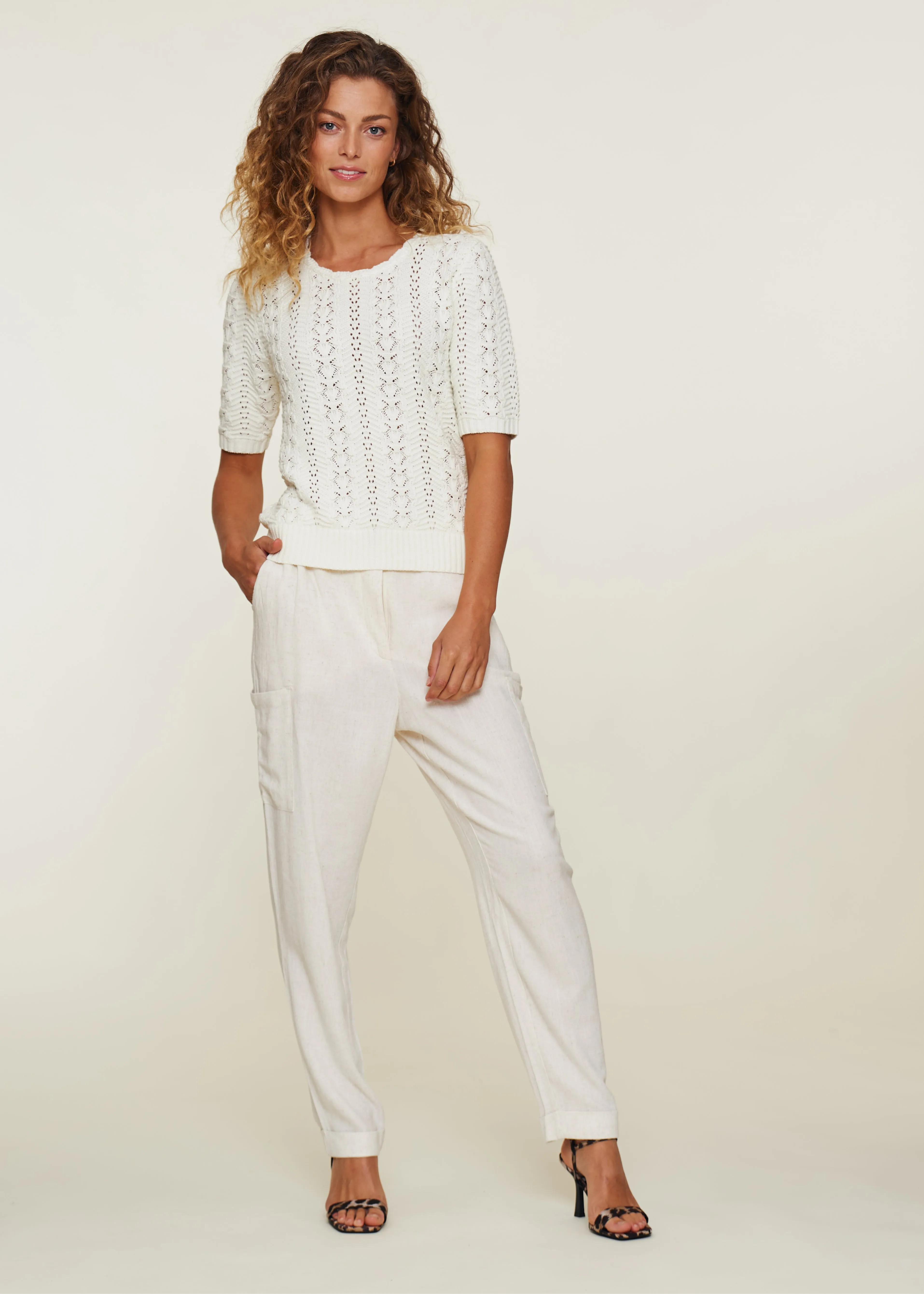 Navenna Top Egret sold by Simple