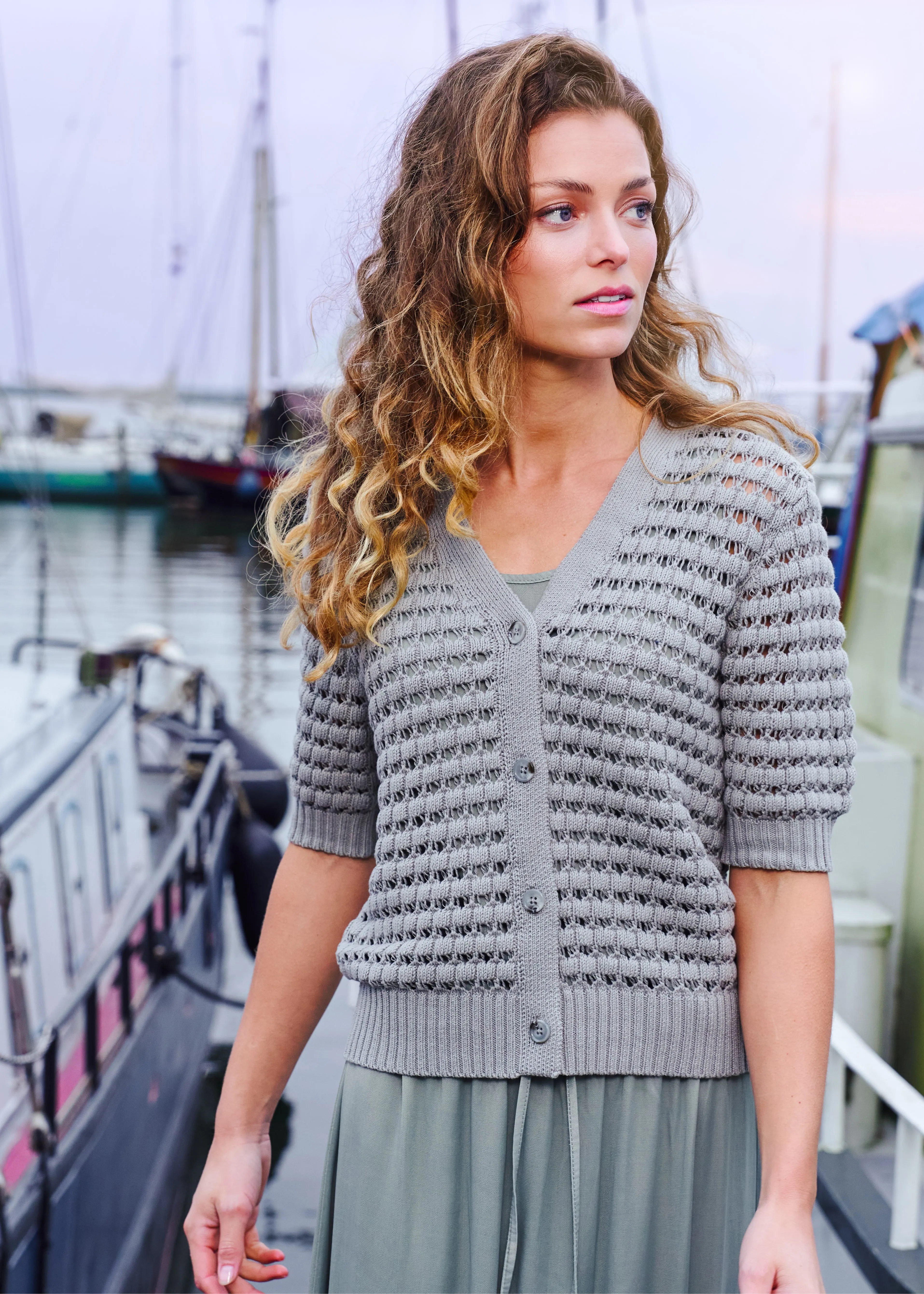 Bellara Cardigan Khaki James sold by Simple product image thumbnail 2