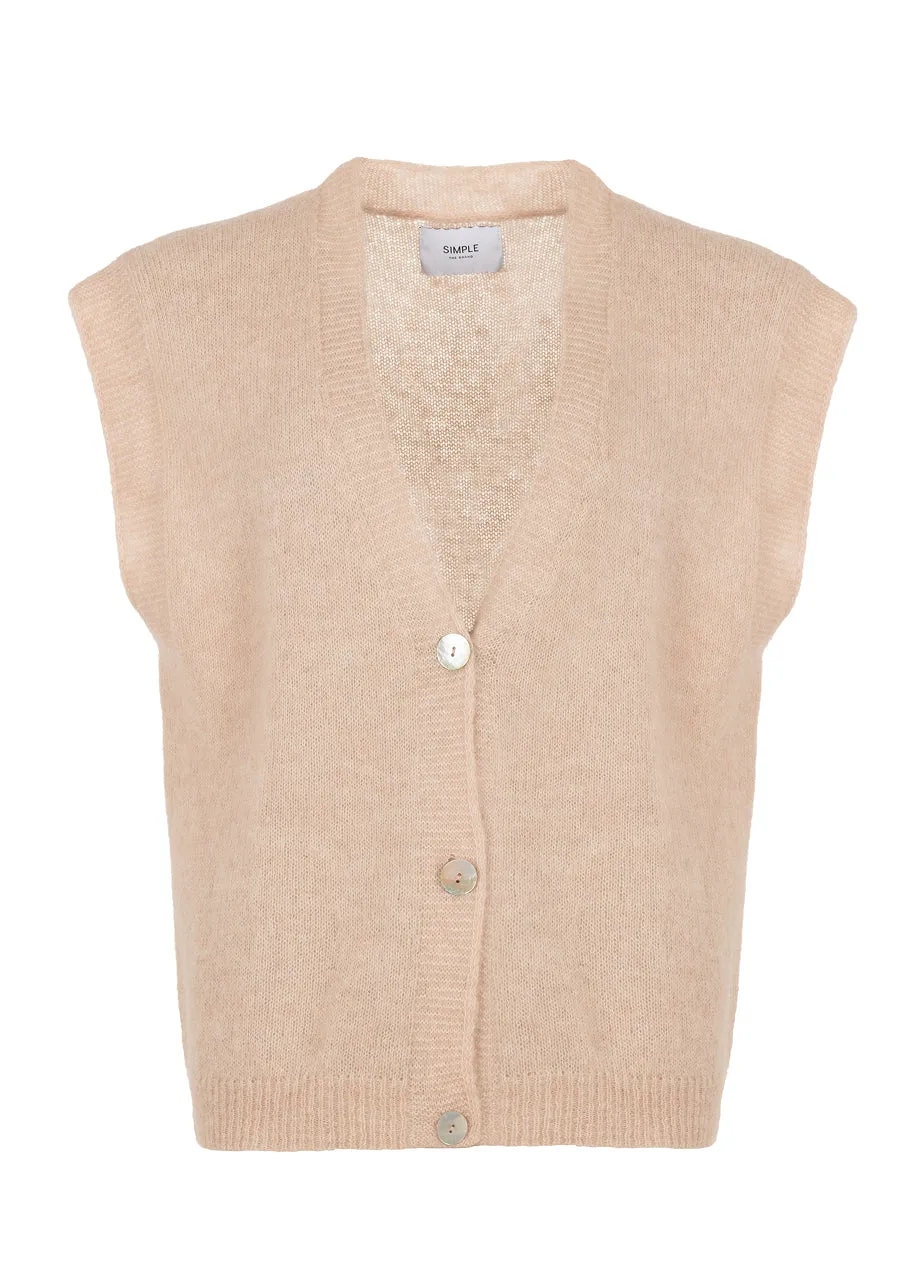 Seppa LT Gilet Blush Mel sold by Simple