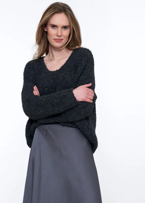 Aria Sweater Anthracite sold by Simple
