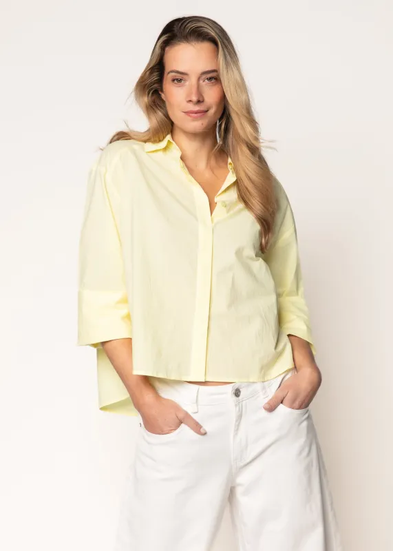 Zia Blouse Pastel Yellow made by Simple