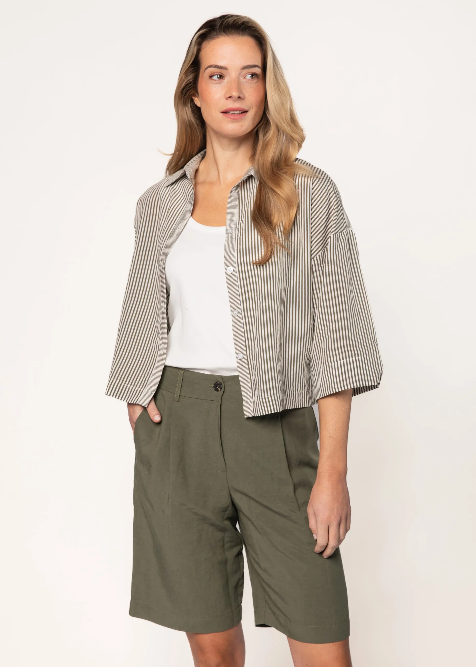 Salita Blouse Egret Olivine sold by Simple product image thumbnail 4