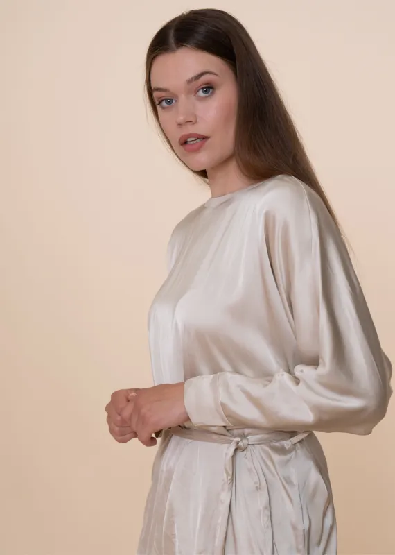 Karinthia Blouse Parchment sold by Simple