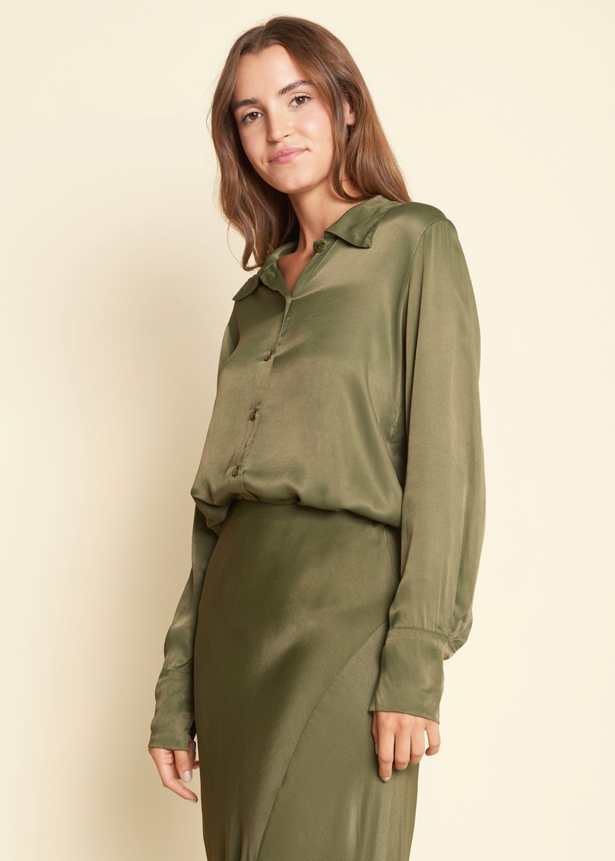 Bodille Blouse Burnt Olive sold by Simple product image thumbnail 4