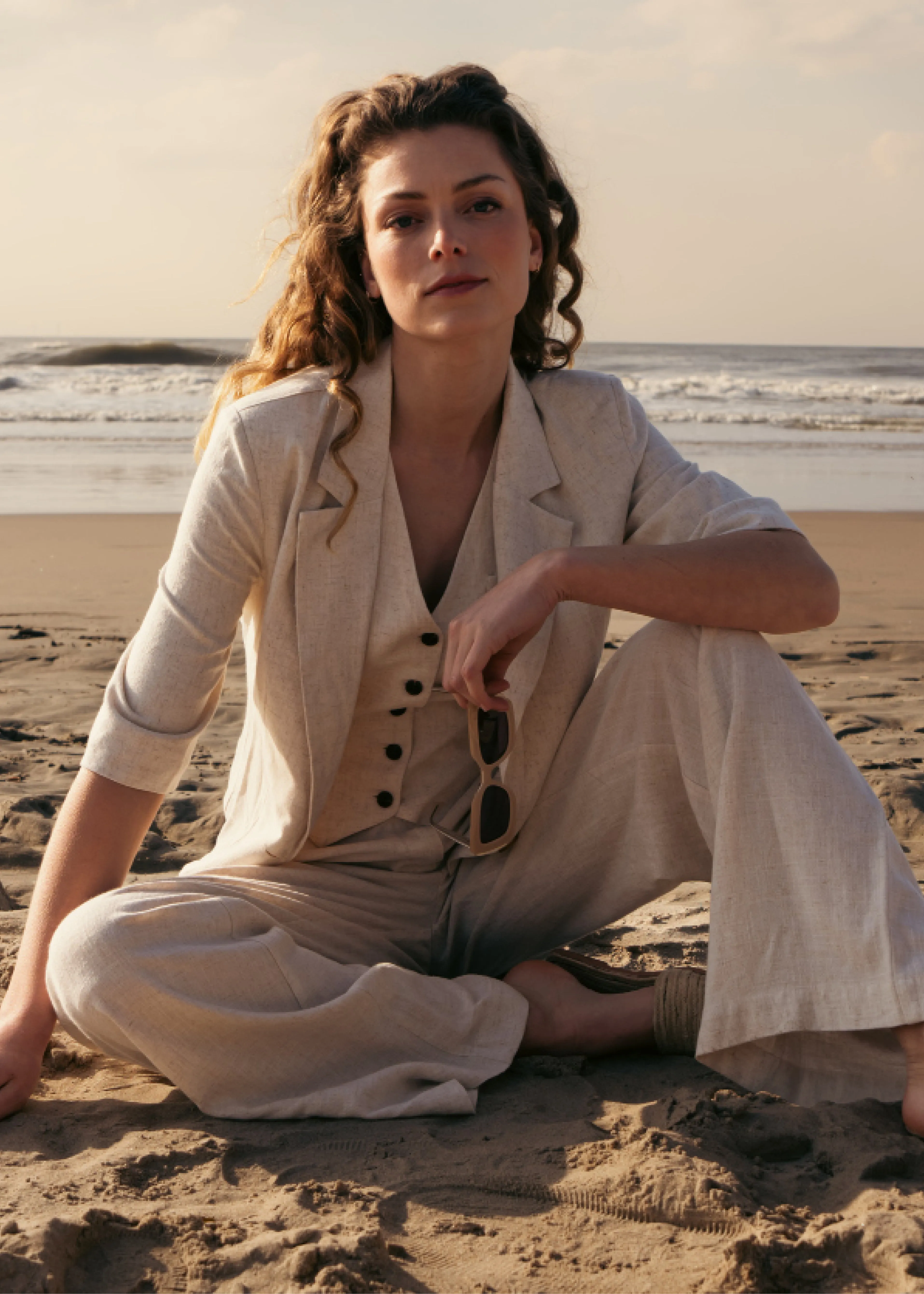 Adra Pants Natural sold by Simple product image thumbnail 4