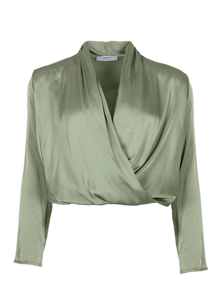 Eben Blouse Stone Green sold by Simple product image thumbnail 2