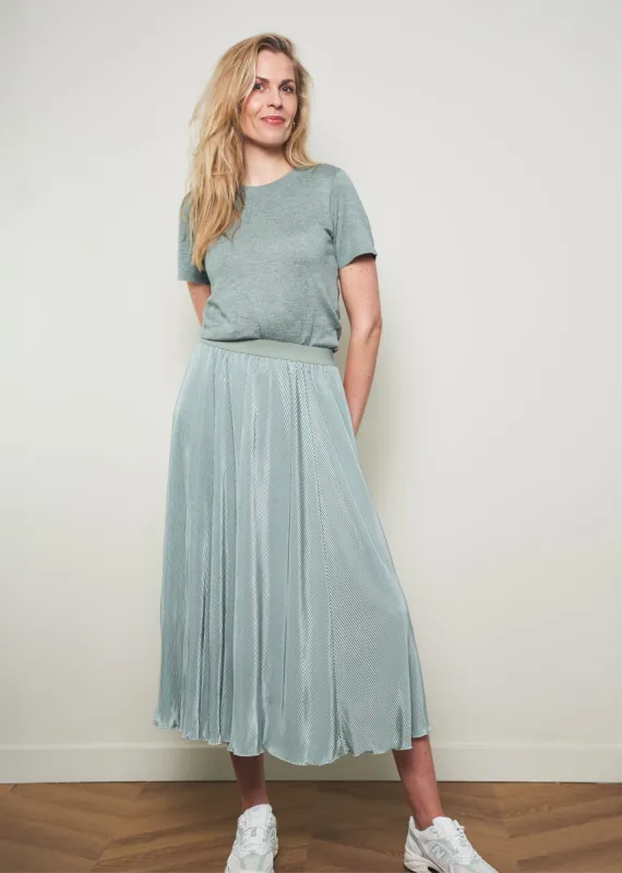 Hamina Skirt Iceberg Green sold by Simple