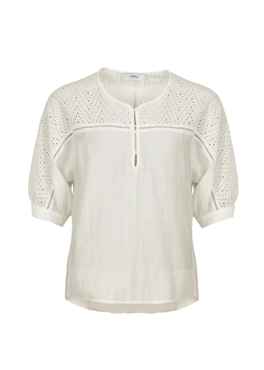 Semmi Blouse Star White sold by Simple product image thumbnail 4