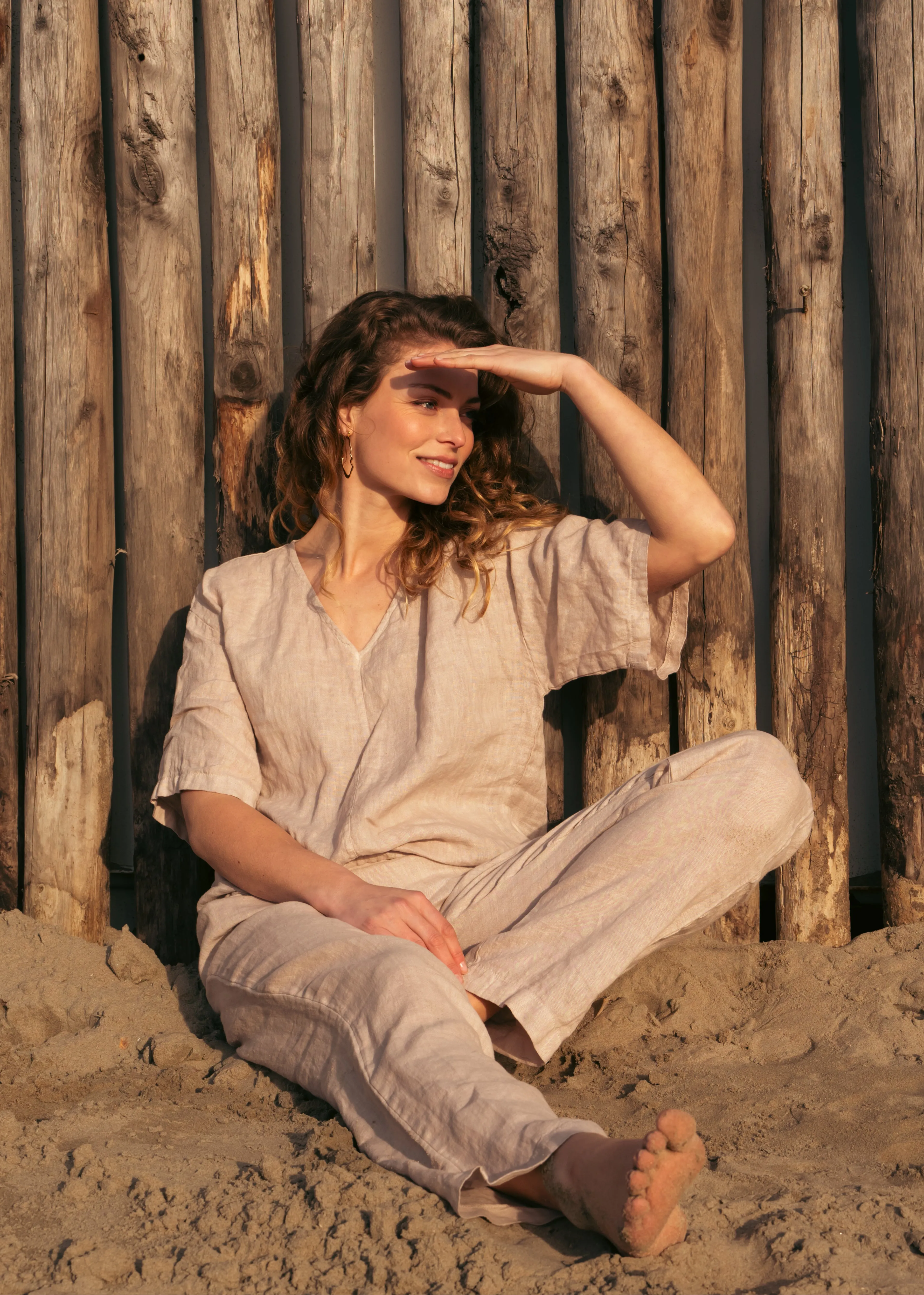 Palma Pants Natural sold by Simple product image thumbnail 3