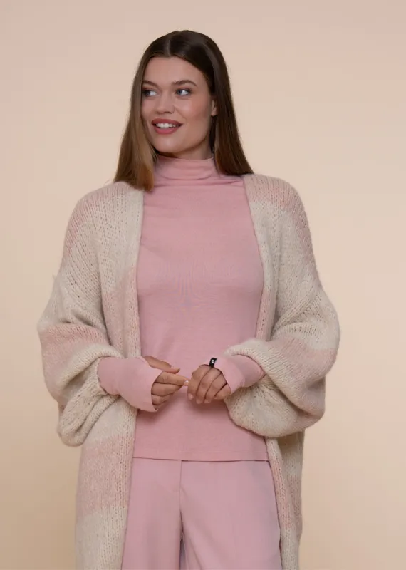 Bada Cardigan Warm White Stripe sold by Simple