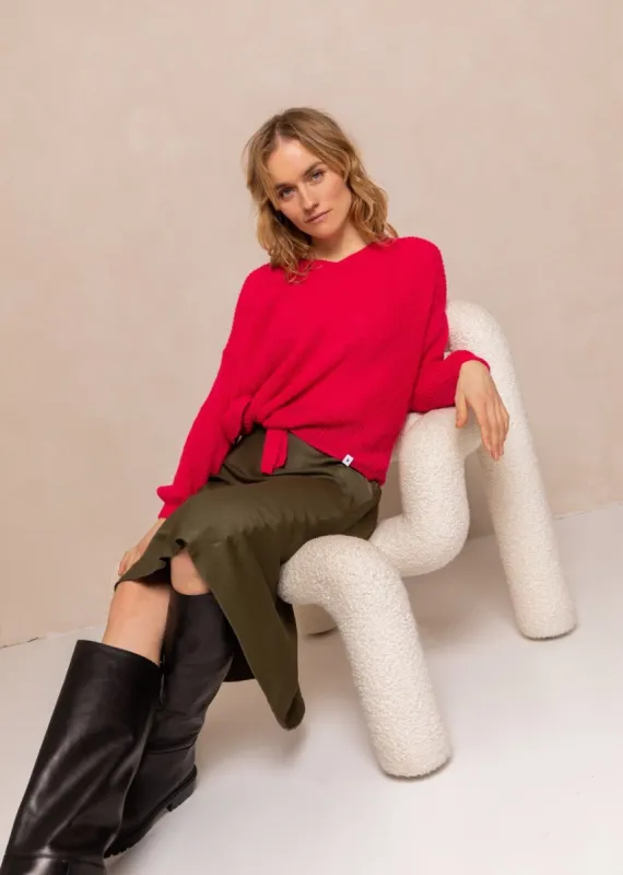 Ganzia Olijf Groene Rok sold by Simple