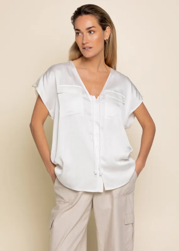 Sally Top Off White sold by Simple