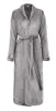 Unisex Luxurious Plush Kimono Bathrobe with Side Pockets sold by Simplicity
