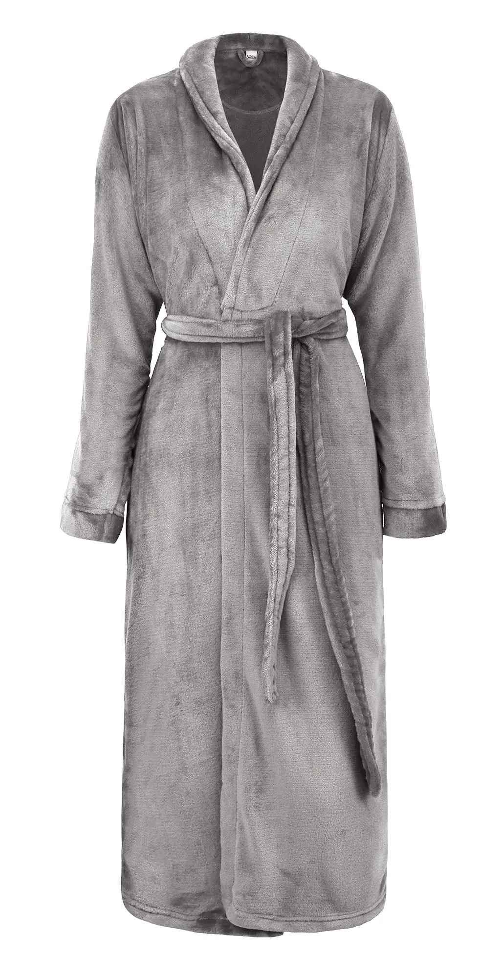 Unisex Luxurious Plush Kimono Bathrobe with Side Pockets sold by Simplicity product image thumbnail 2
