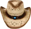 Men / Women's Summer Woven Straw Cowboy Hat sold by Simplicity