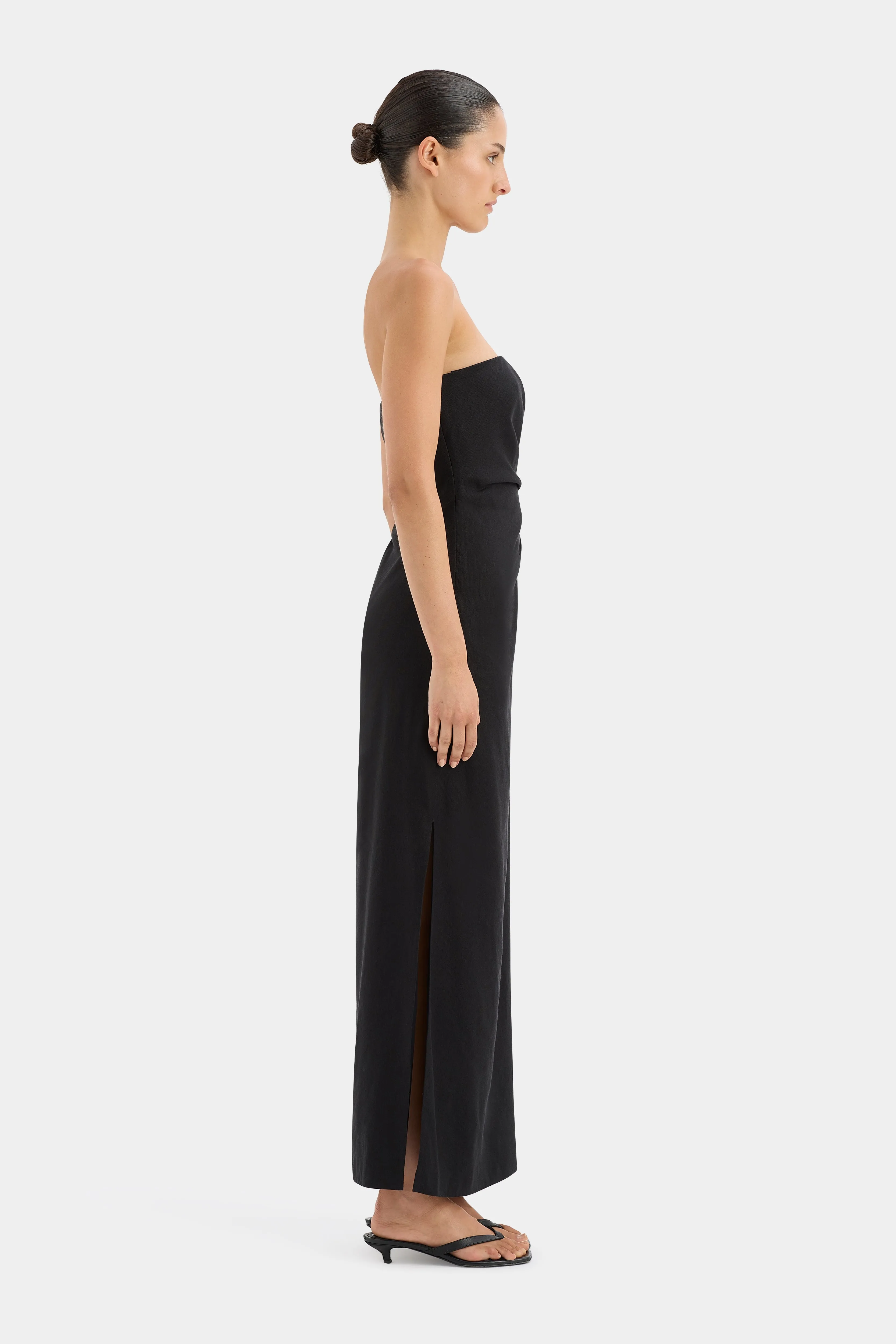 Dorian Strapless Midi Dress sold by SIR the label product image thumbnail 4