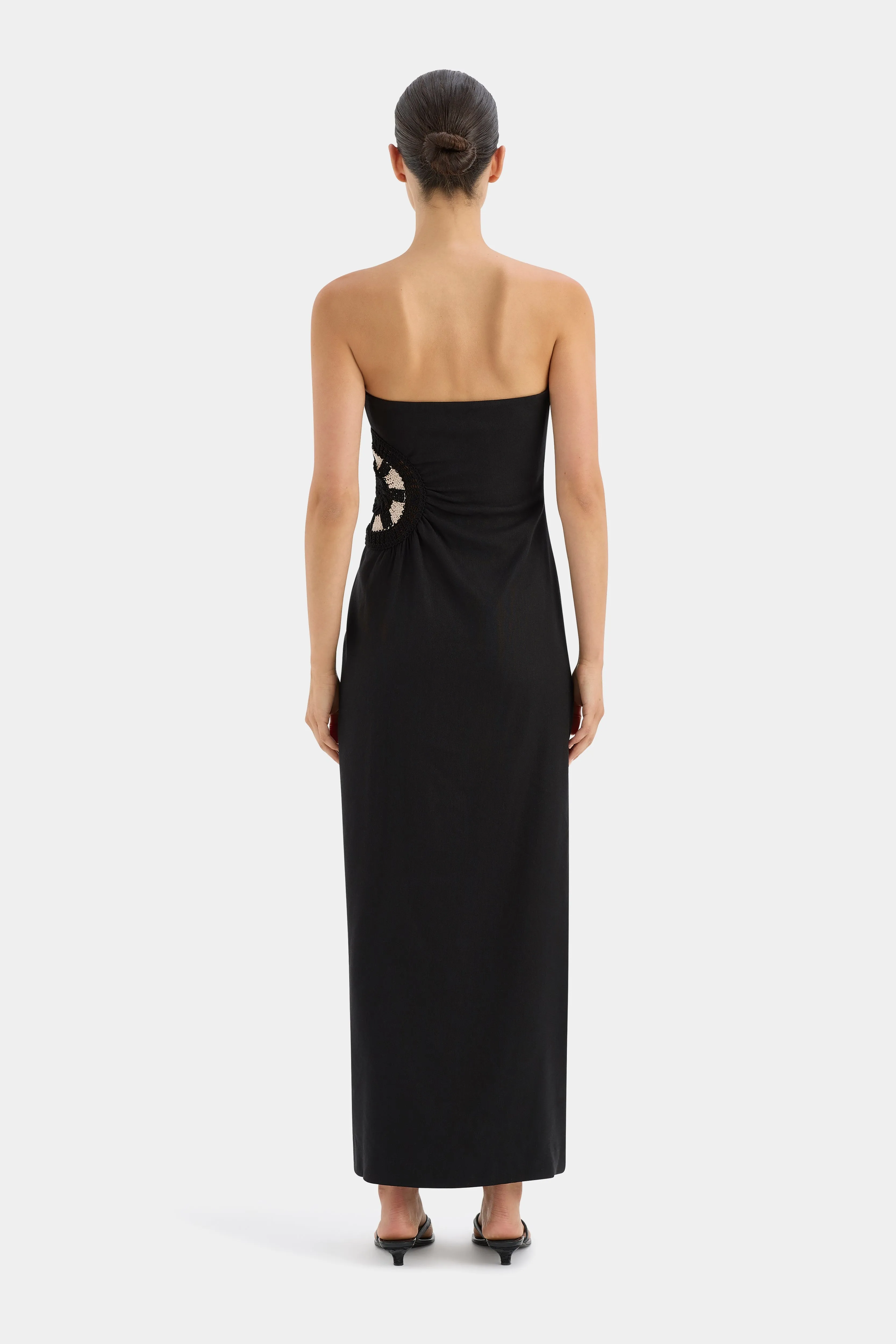 Dorian Strapless Midi Dress sold by SIR the label product image thumbnail 3