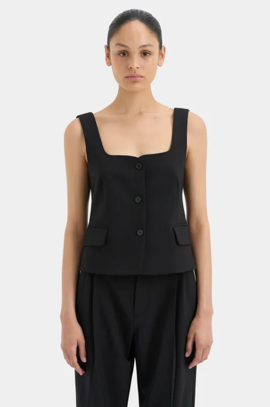 Leni Button Down Bodice sold by SIR the label