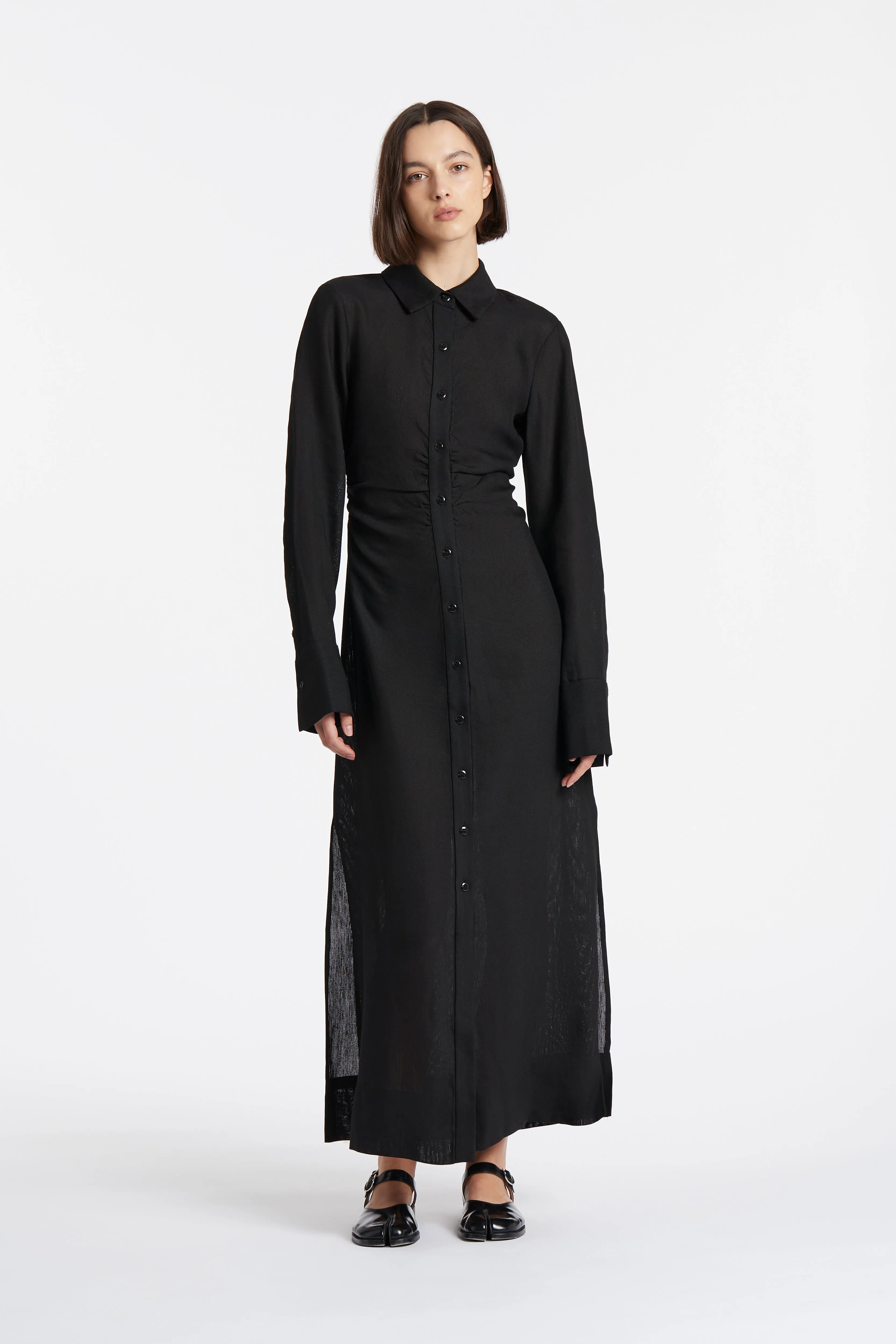 Clemence Shirt Dress sold by SIR the label product image thumbnail 3