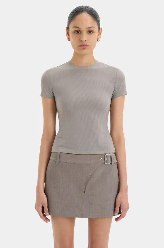 Jacques Mesh Fitted Tee sold by SIR the label