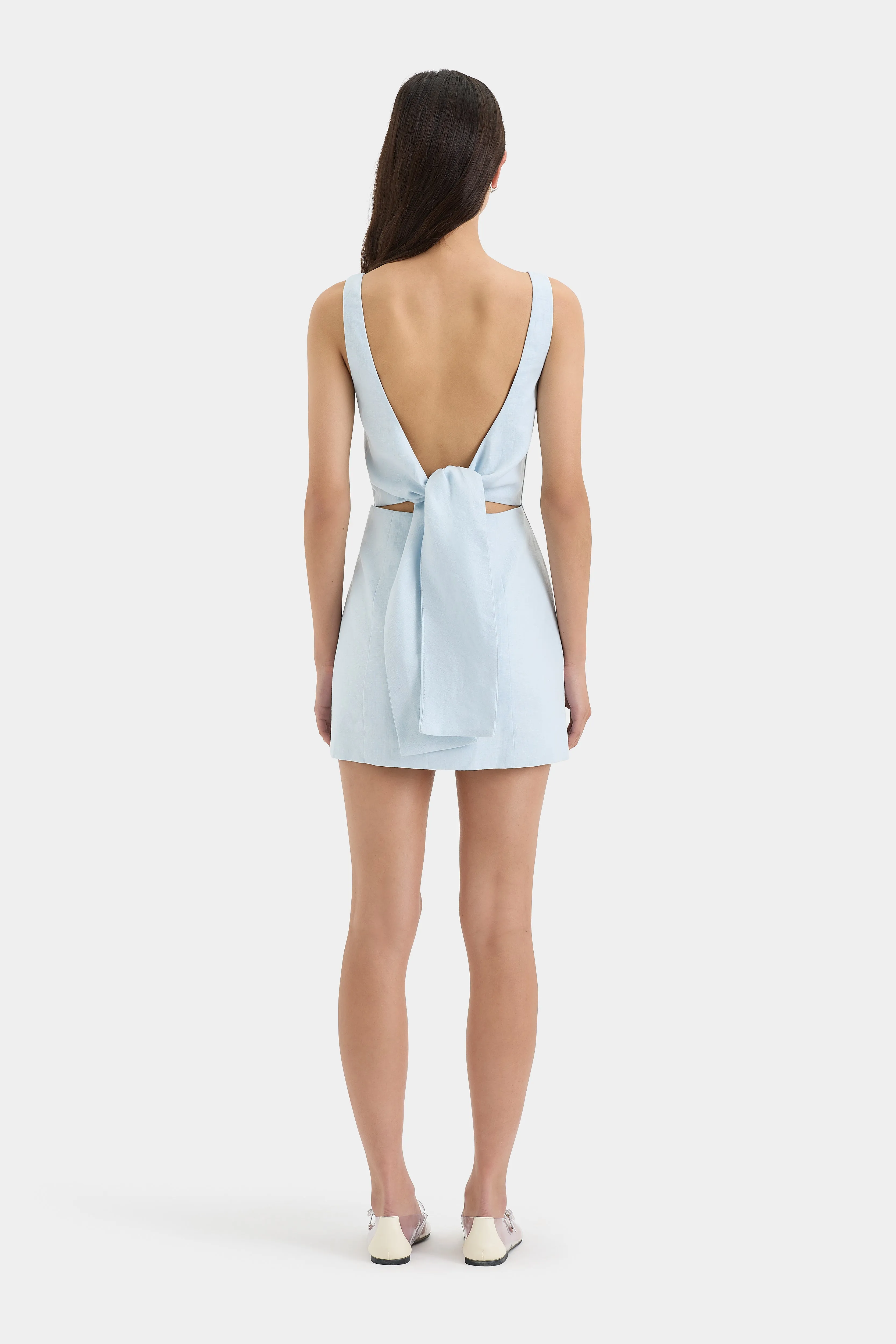 Iris Tie Mini Dress sold by SIR the label product image thumbnail 2