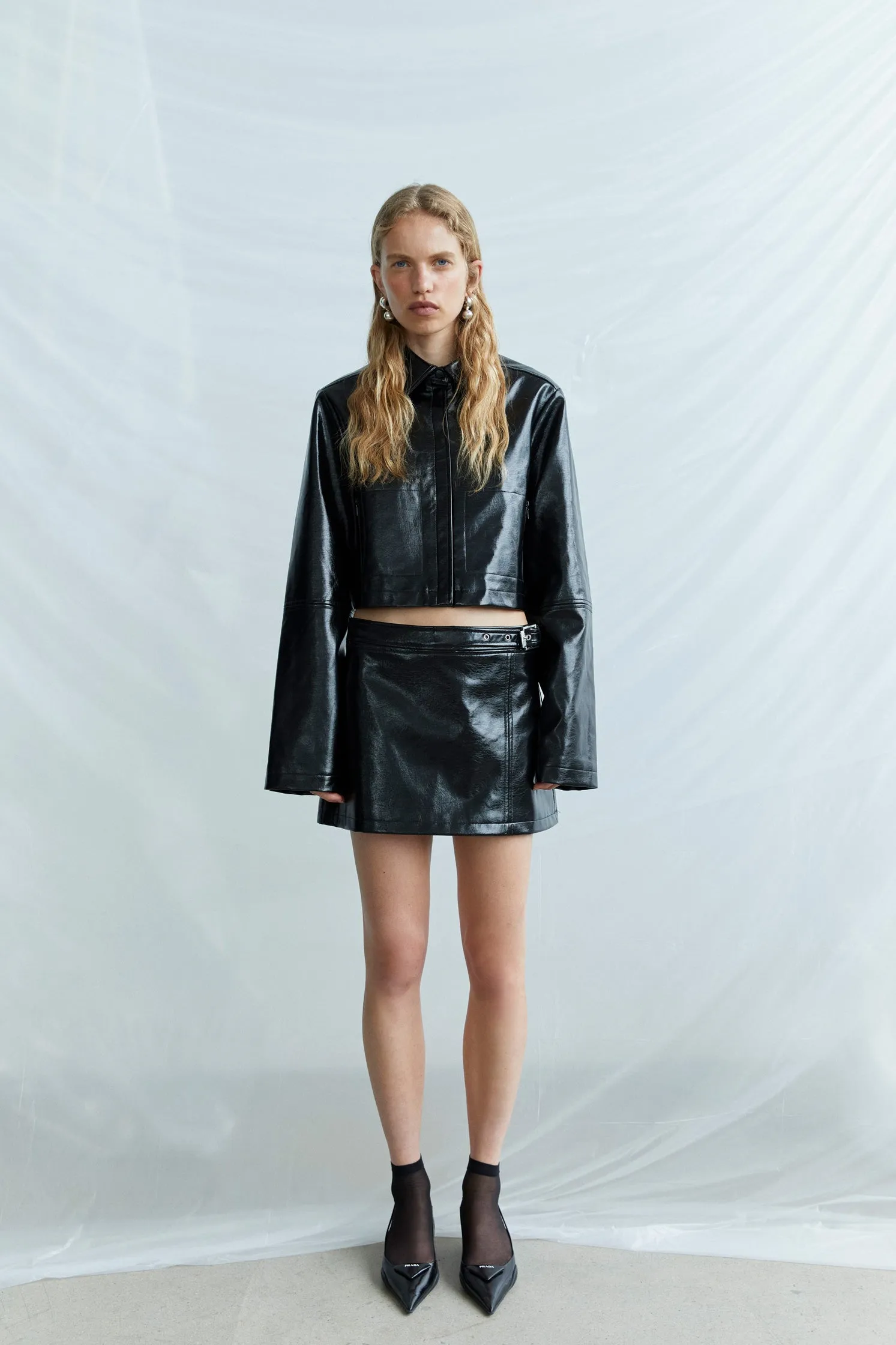 Midnight Mini Skirt sold by SIR the label product image thumbnail 2