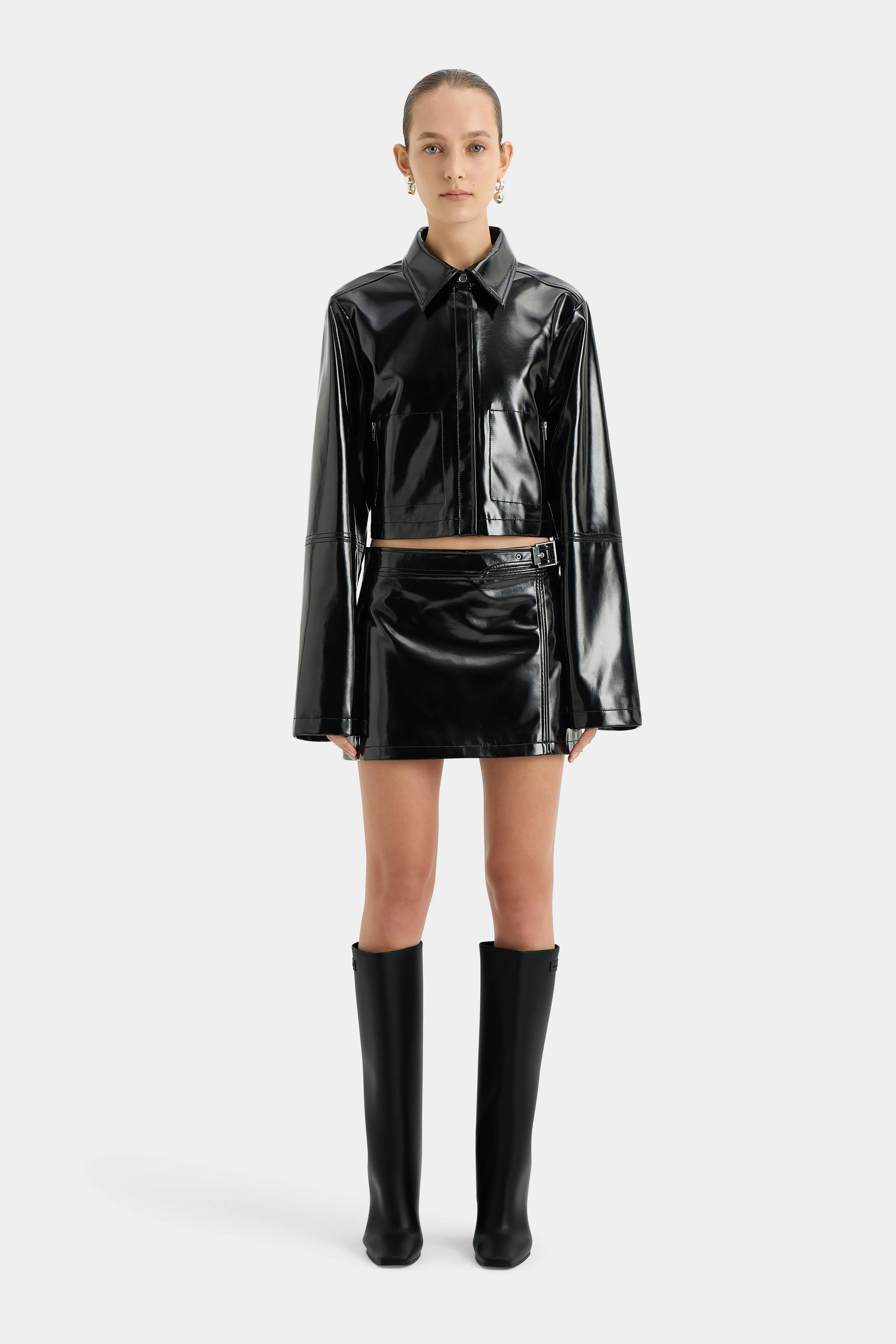 Midnight Mini Skirt sold by SIR the label