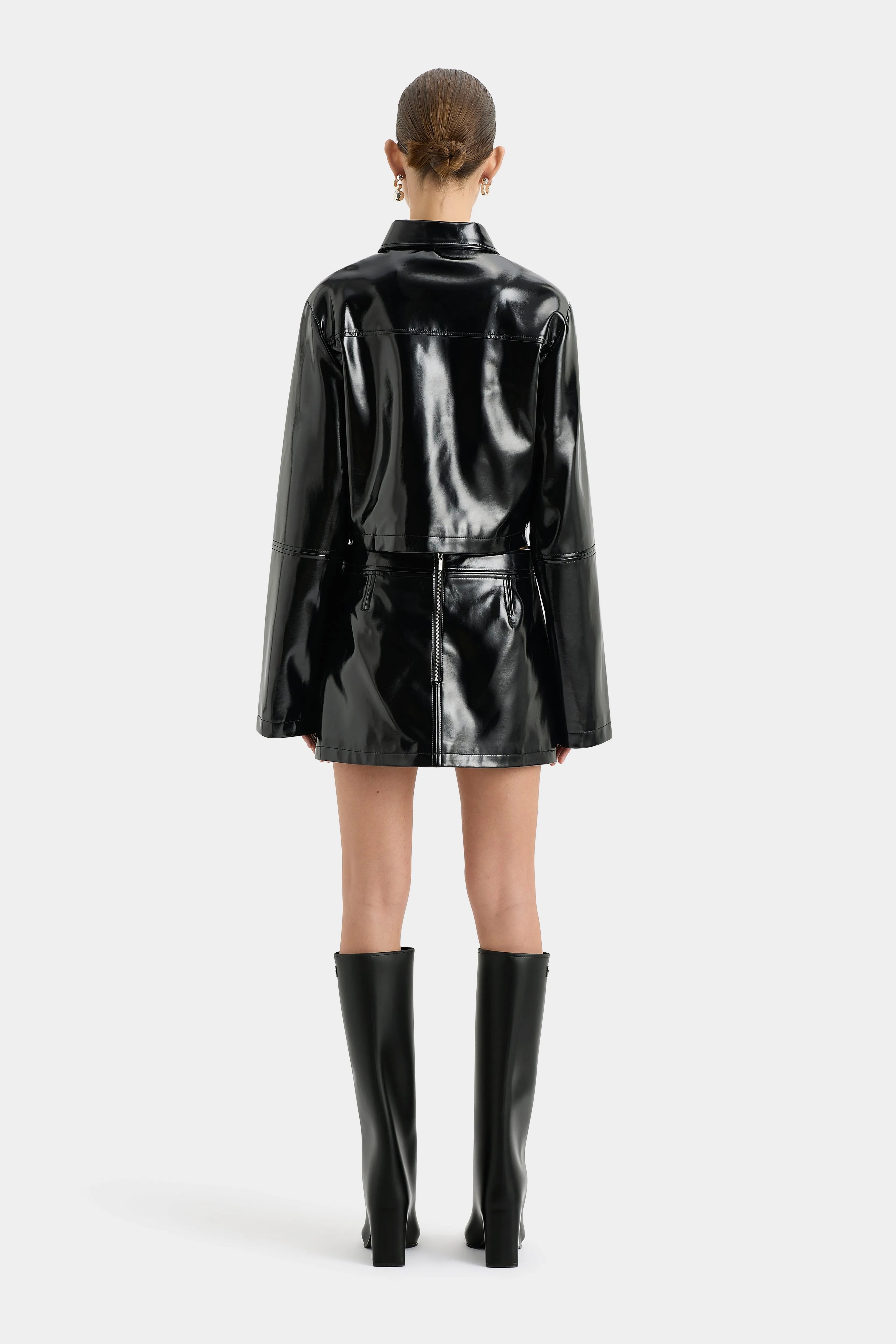 Midnight Mini Skirt sold by SIR the label product image thumbnail 3