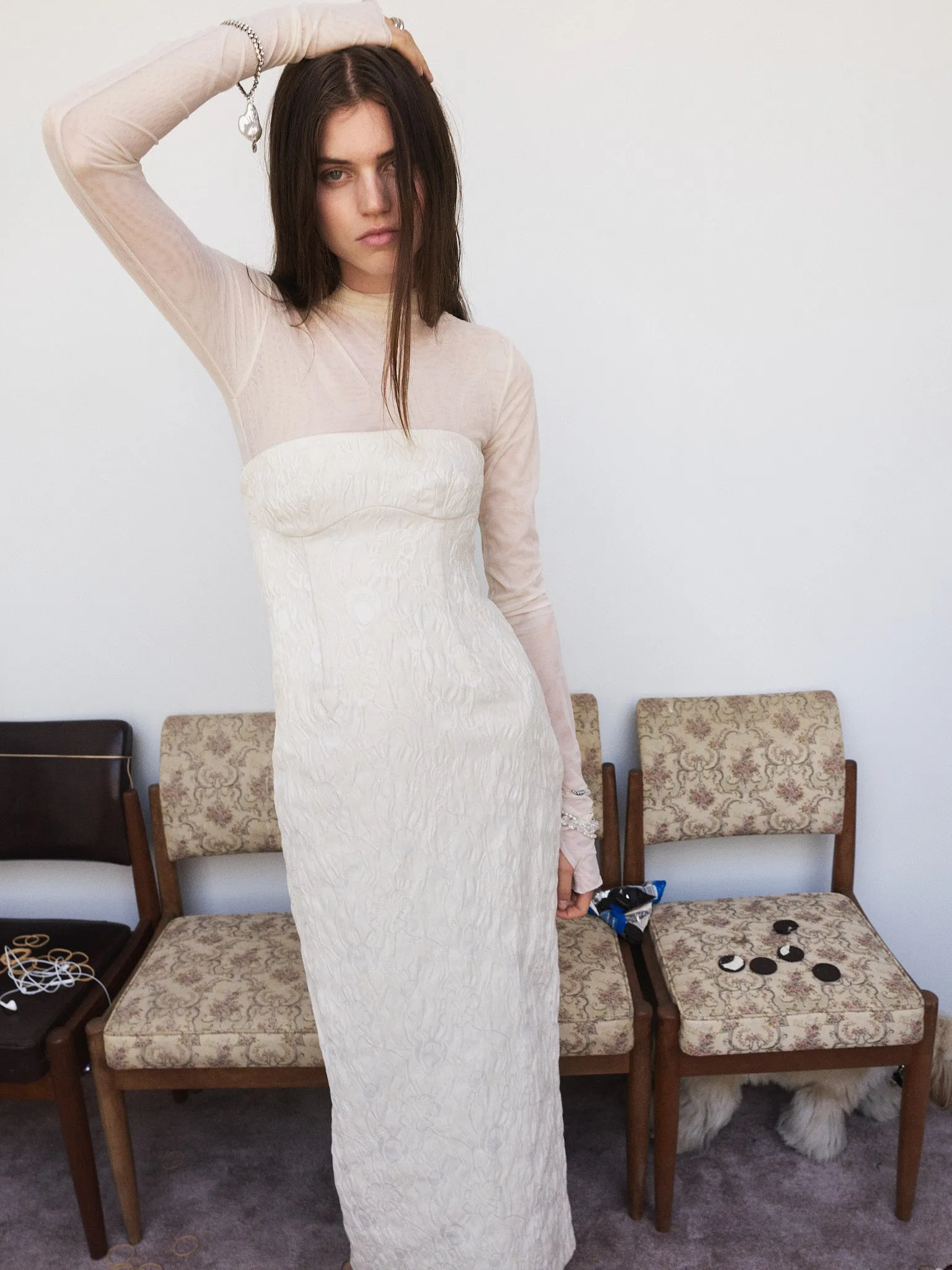 Etienne Column Gown sold by SIR the label product image thumbnail 2