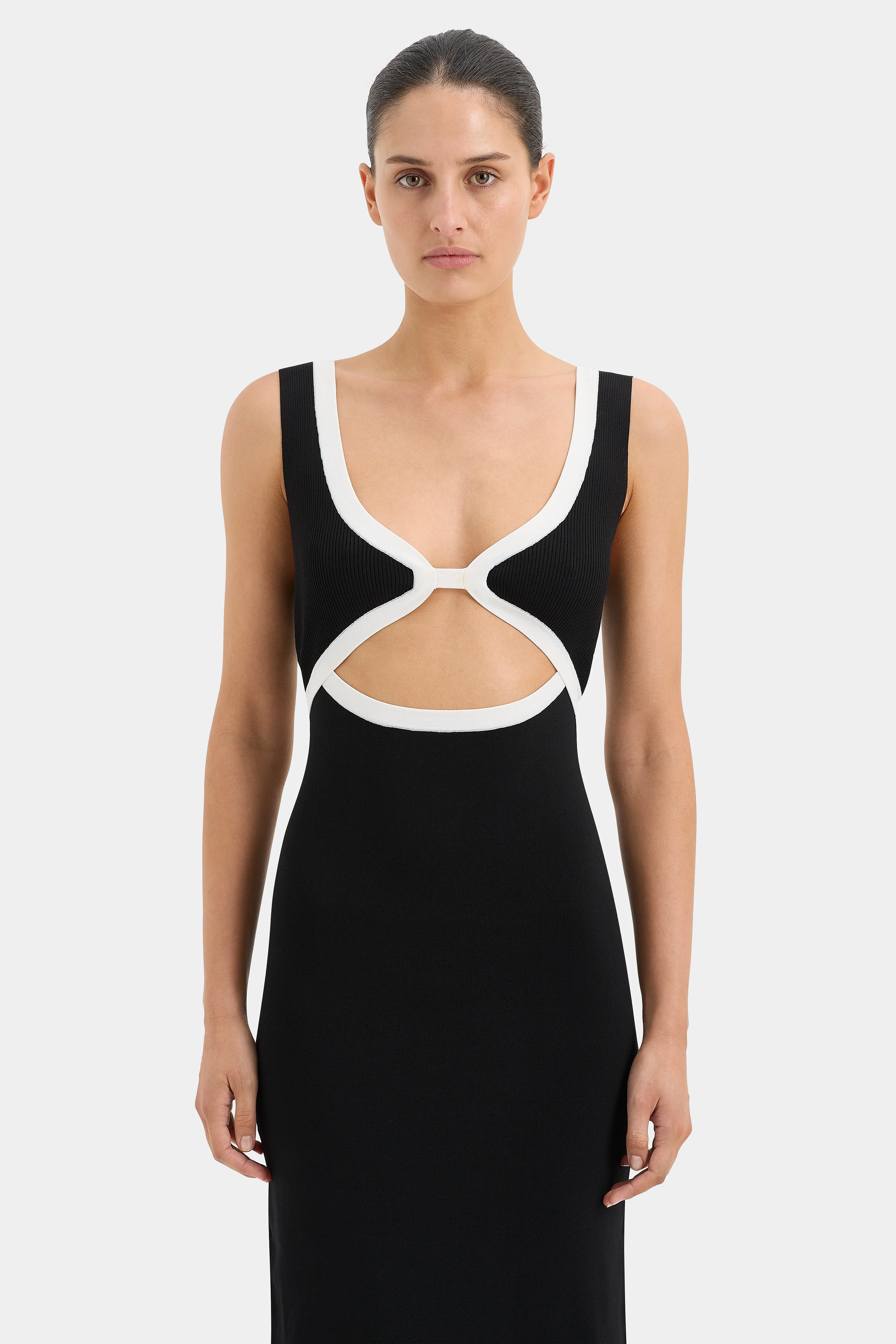 Lupita Shaped Midi Dress sold by SIR the label product image thumbnail 5